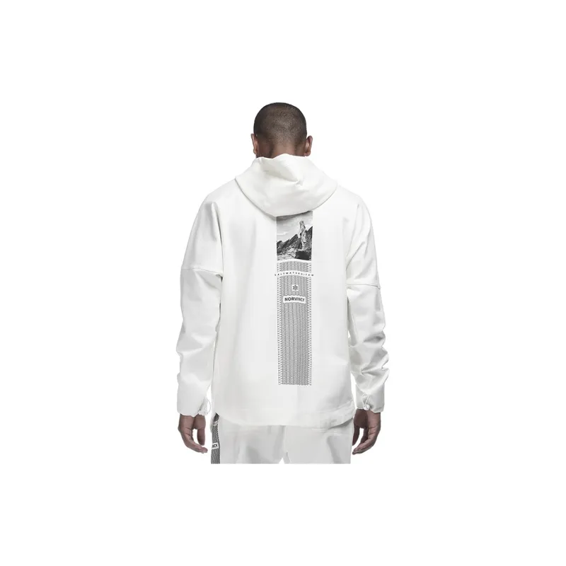 NORVINCY Deconstructed Style Solid Color Hoodie Unisex-3