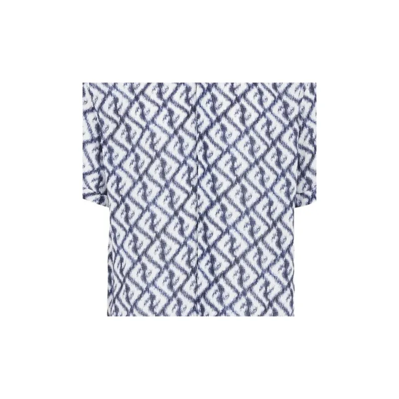 FENDI FF Printed Oversized Shirt-3
