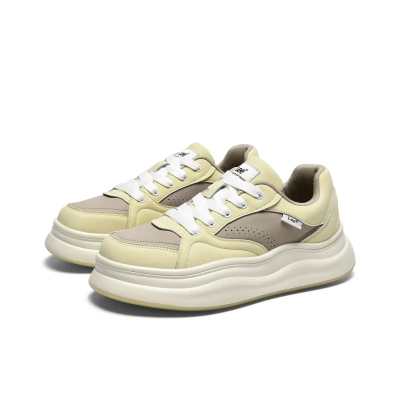 Lee Casual Versatile White Sneakers Height Increasing Low-Top Skateboard Shoes Men-8