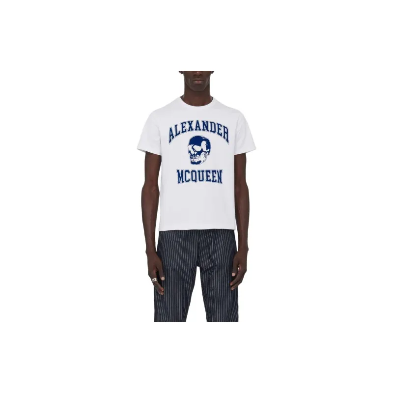 Alexander McQueen Graphic Printed Crewneck T Shirt-4