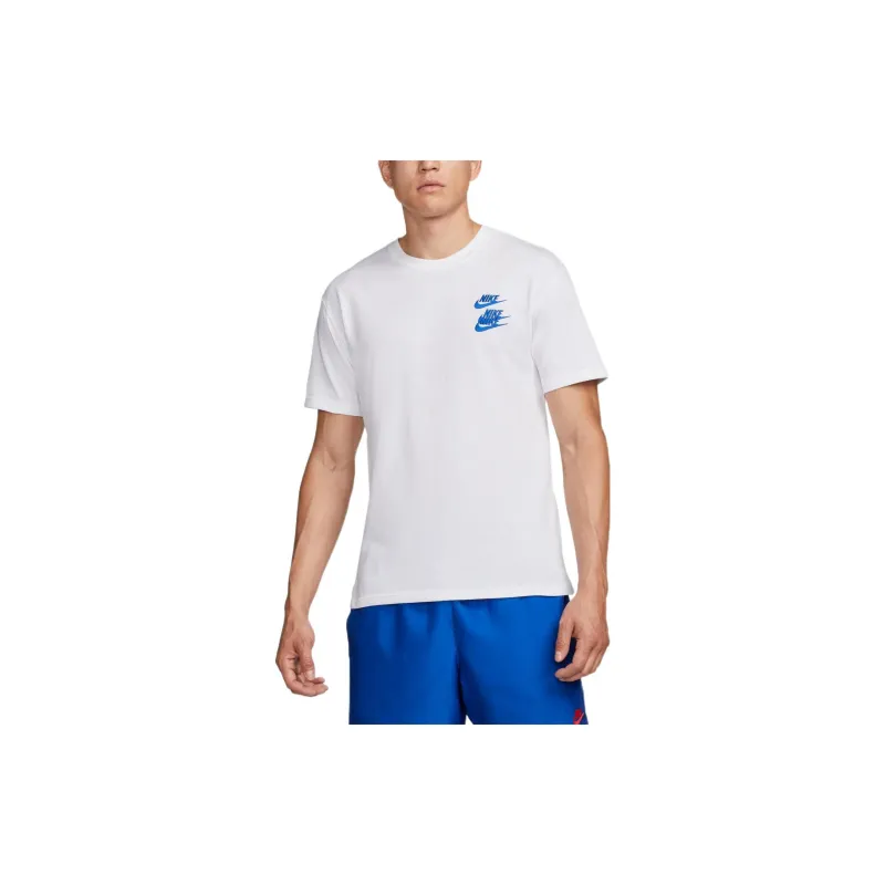 Nike T Shirts Men White-2