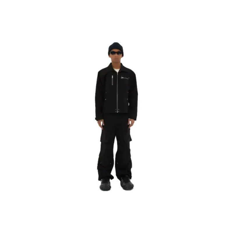 HARSH AND CRUEL Jackets Unisex Black-6