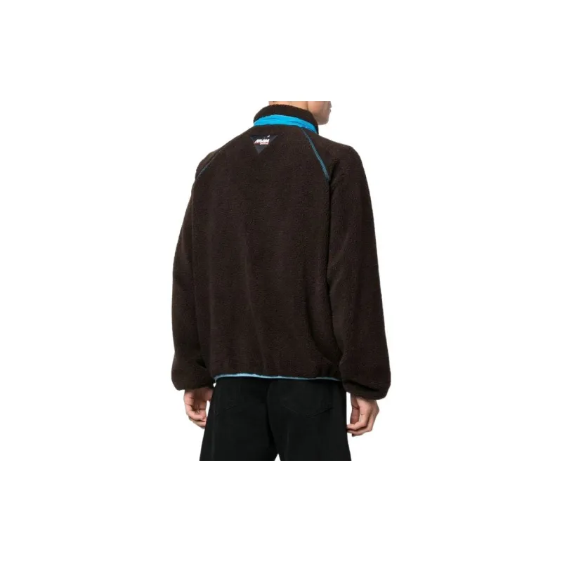 MSGM Logo Patch Zipped Jacket-2