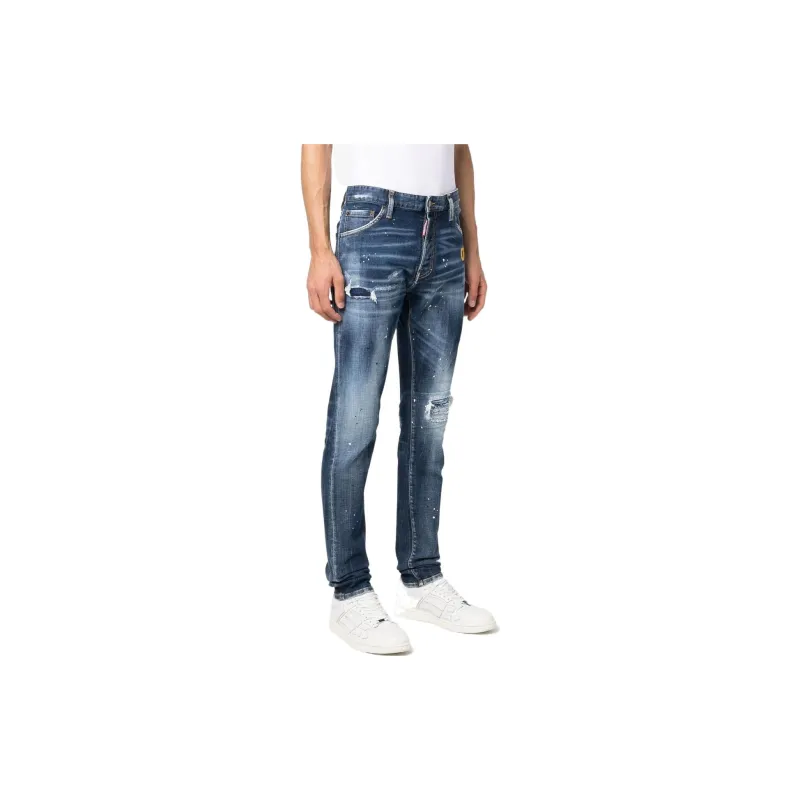 DSQUARED 2 Distressed Medium Hiking Jeans-3