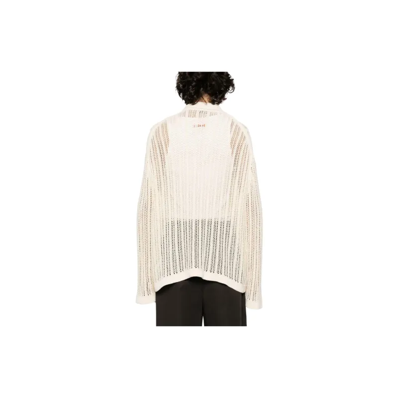 NANUSHKA Open knit Cotton Cardigan-2
