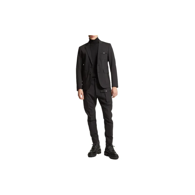 DSQUARED 2 Mid Rise Tapered Cargo Trousers-3