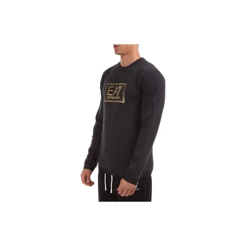 EMPORIO ARMANI Sweatshirts Men Night Blue-4
