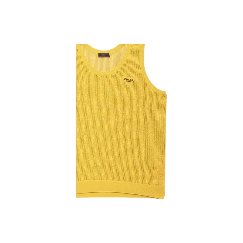 PRADA Tank Tops Men Yellow-5