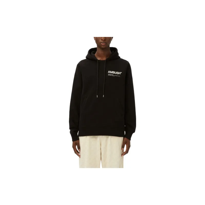 AMBUSH Wksp Logo Print Hoodie-2