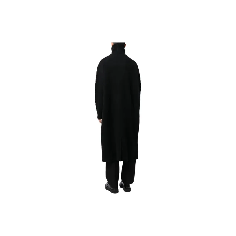Yohji Yamamoto Pour Homme Coats Men Black-2