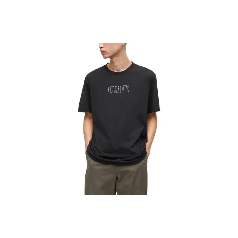 ALLSAINTS T-Shirts Men Washed Black-2