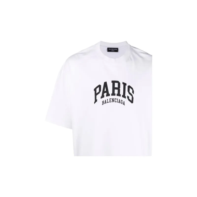 Balenciaga Mens Cities Paris Medium Fit T shirt-5