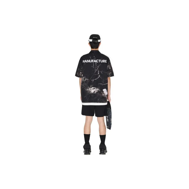 MANUFACTURE Shirts Men Black-1