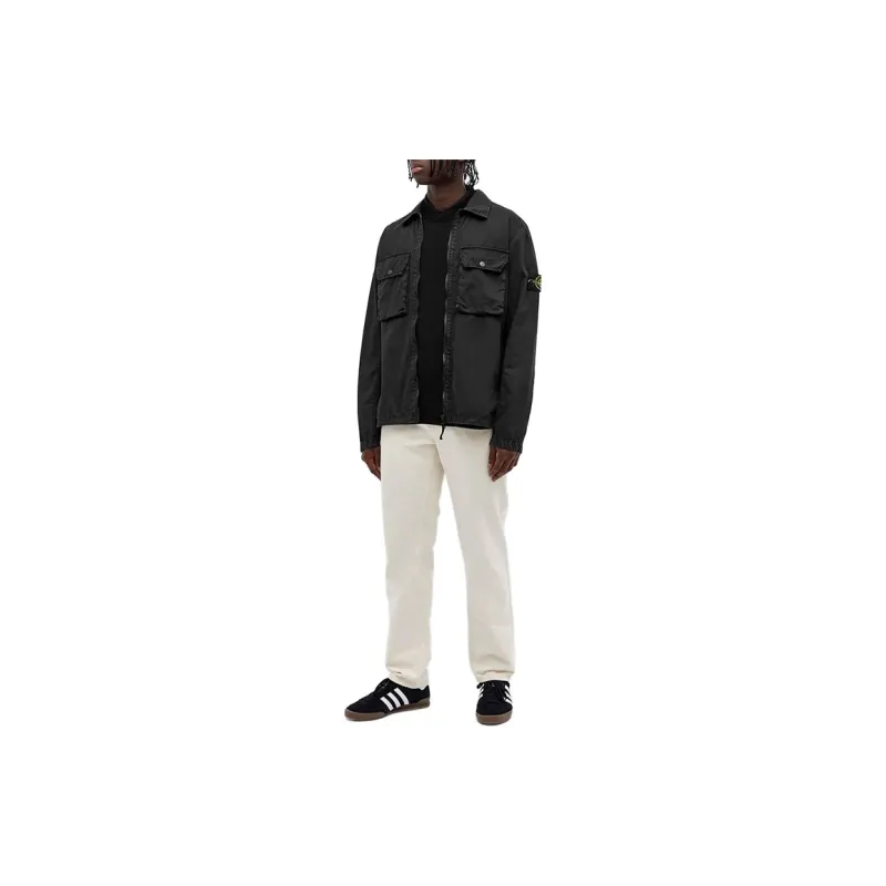STONE ISLAND Jackets Men Black-3
