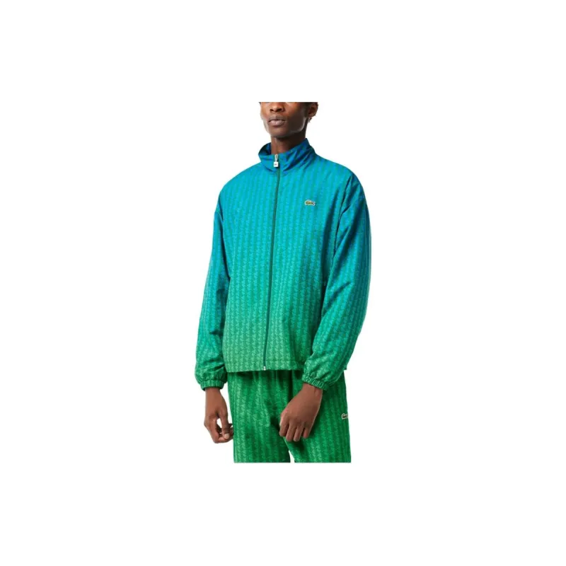 LACOSTE Monogram jacquard Bomber Jacket-4