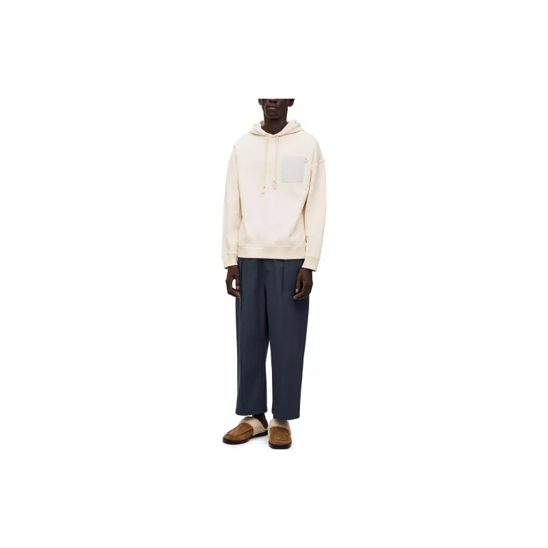 LOEWE Anagram Patch Pocket Hoodie-1