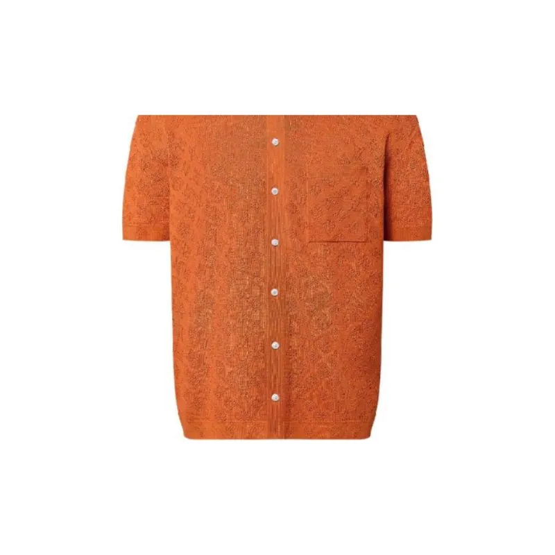 LOUIS VUITTON SS24 Shirt Men's Orange-6