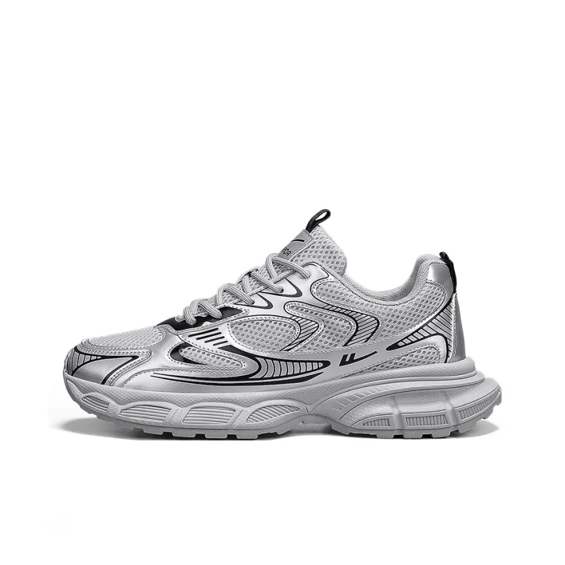 Warrior Abrasion Resistant Height Increasing Low Top Casual Running Shoes Men's-7