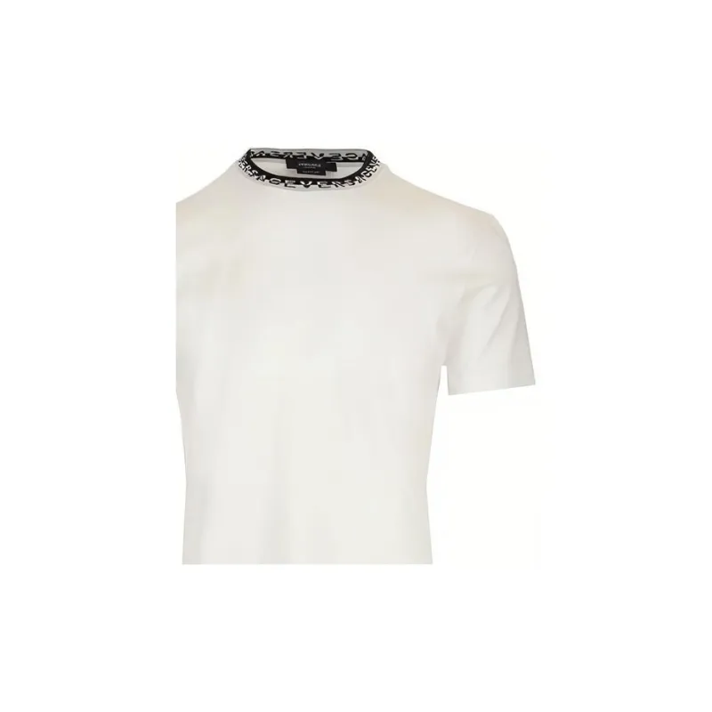 VERSACE Logo Collar T Shirt-5