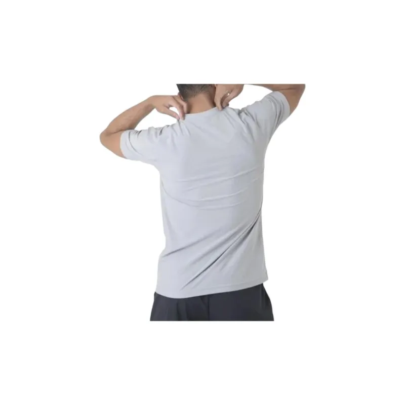 New Balance BP Jacquard T Shirts Men Gray-3