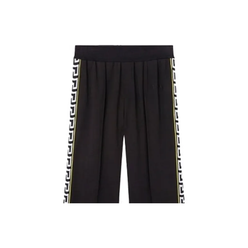VERSACE Logo Embroidered Straight Leg Track Pants-5