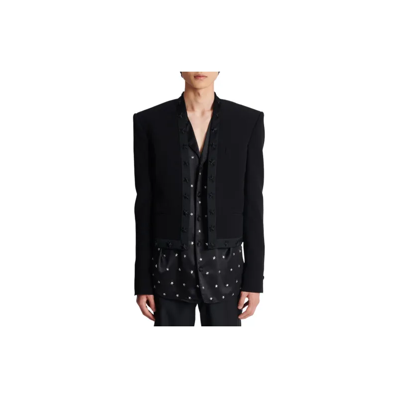 BALMAIN Spencer Star-embroidered Jacket-5