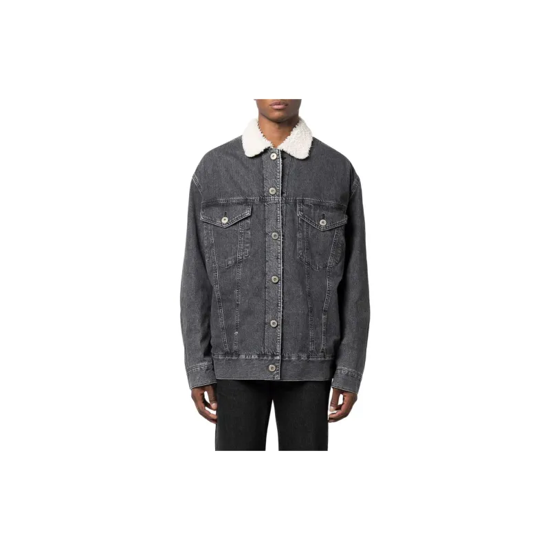 JUNYA WATANABE Faux shearling Collar Denim Jacket-1