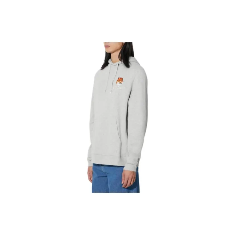 Maison Kitsune Barbour X Mk Fox Head Hoodie-4