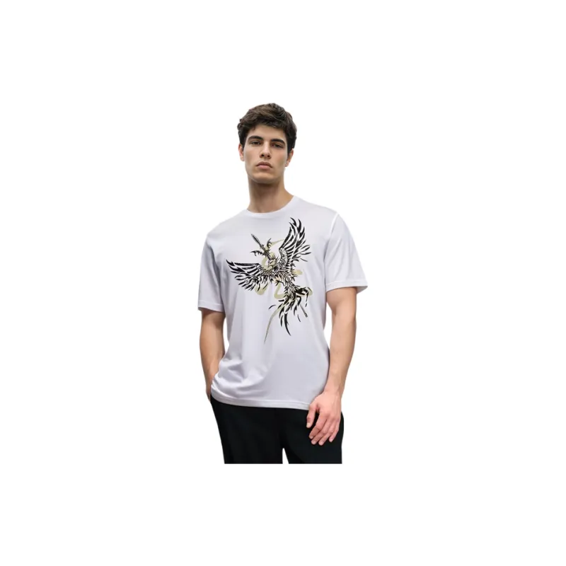 Adidas T Shirts Men White-5