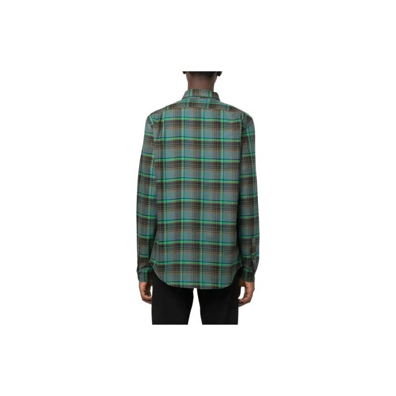 Paul Smith Shirts Men Green-3