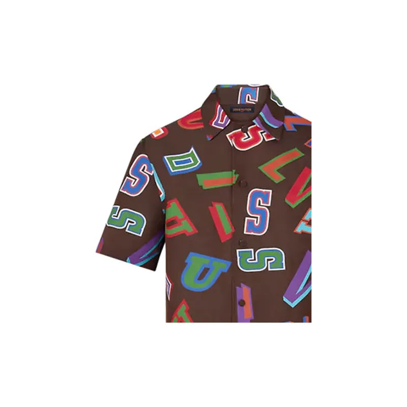 LOUIS VUITTON x NBA Shirt Men's Brown-4