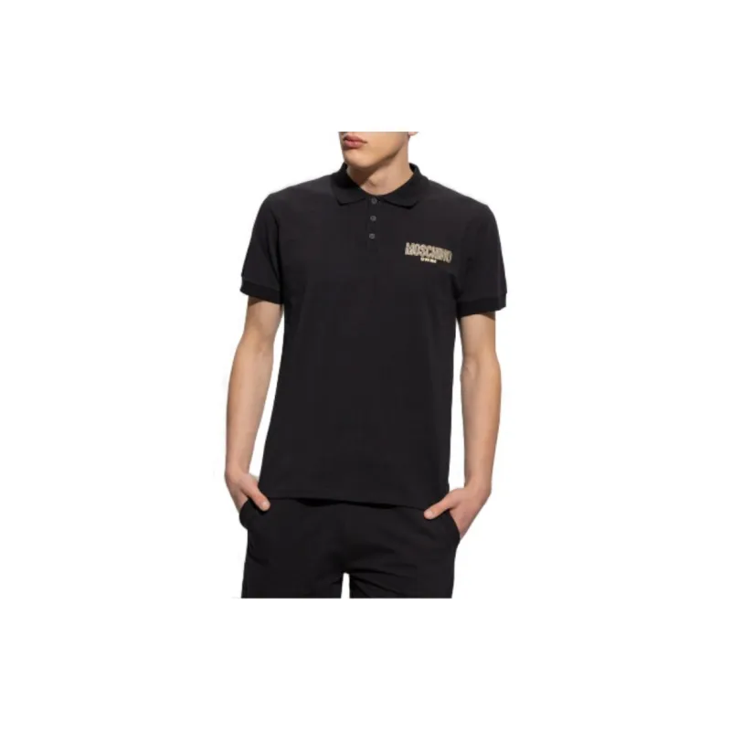 MOSCHINO Polo Shirts Men Black-4