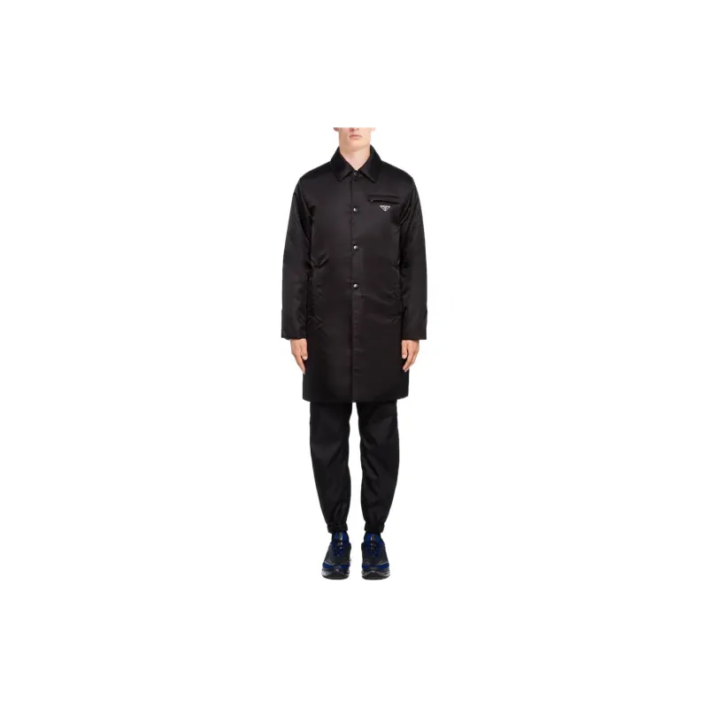 PRADA Trench Coats Men Black-1