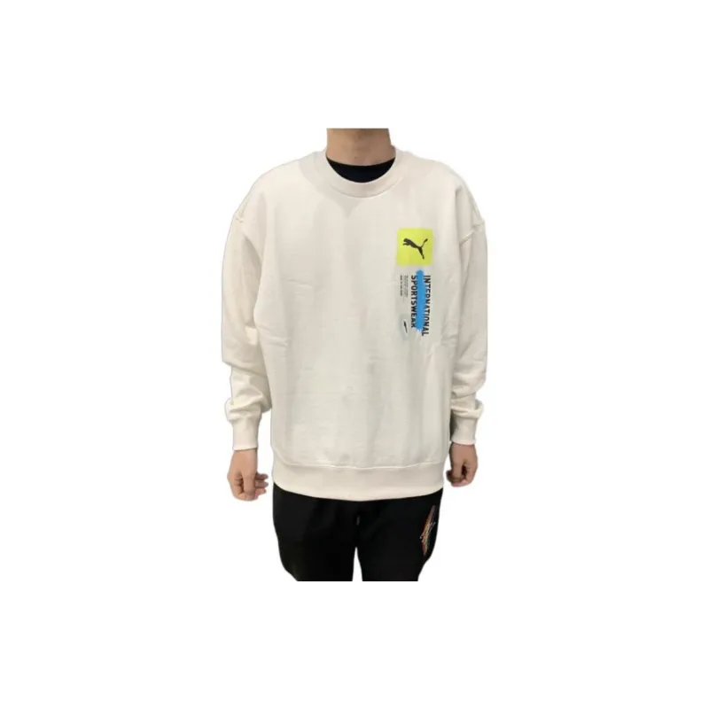 PUMA Trend Graphic Sweatshirt Men's White-2