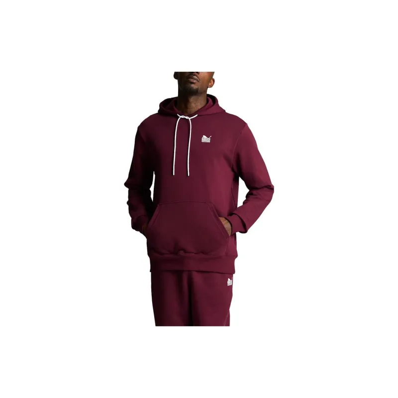 PUMA Sweatshirts Men Burgundy-2