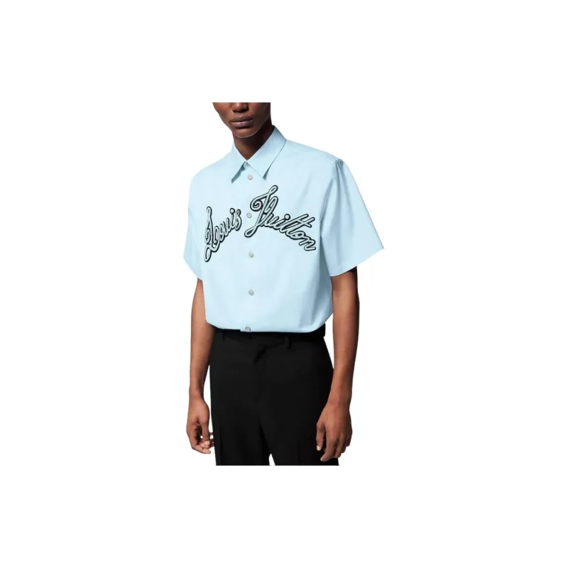 LOUIS VUITTON SS24 Shirt Men's Blue-2