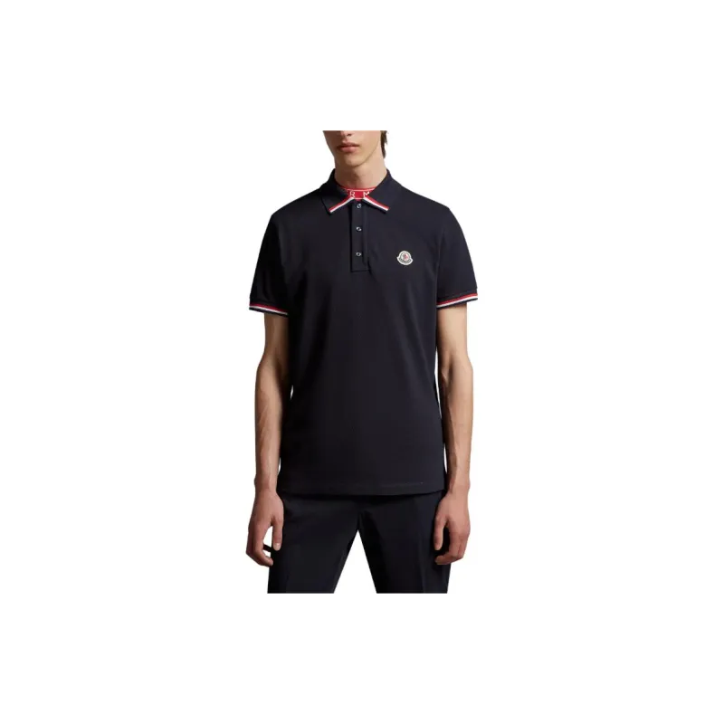 Moncler Polo Shirt Men's Dark Blue-1