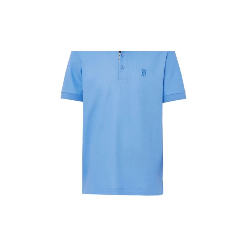 Burberry Polo Shirt Men's Sky Blue-4