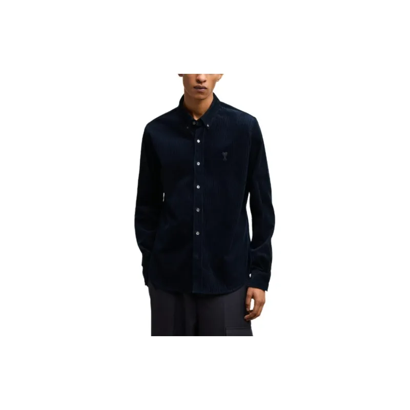 AMIPARIS Paris Long-Sleeved Buttoned Shirt-1