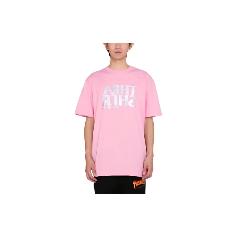 Thrasher T-Shirts Men Pink-2