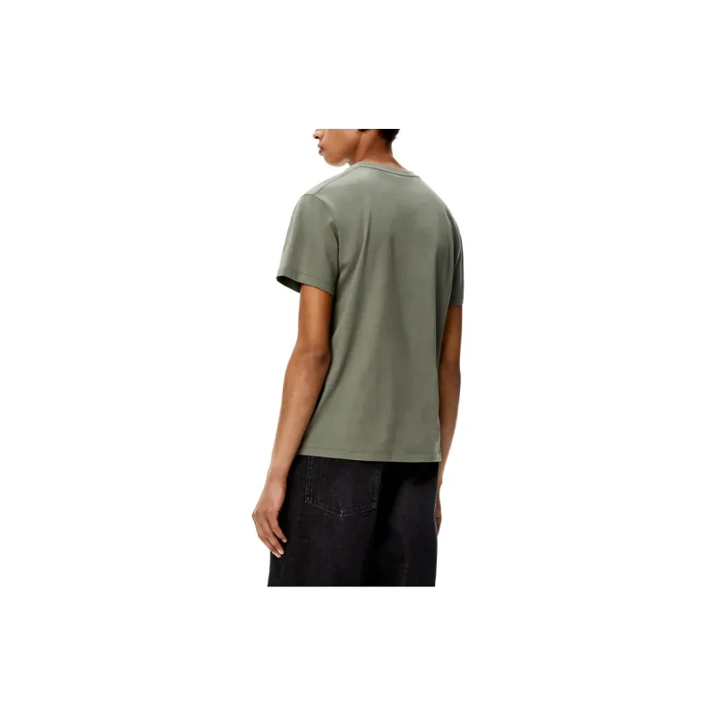 LOEWE Anagram Embroidered T shirt-3