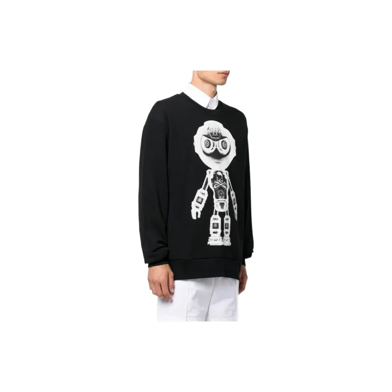 PHILIPP PLEIN Sweatshirts Men Black-3