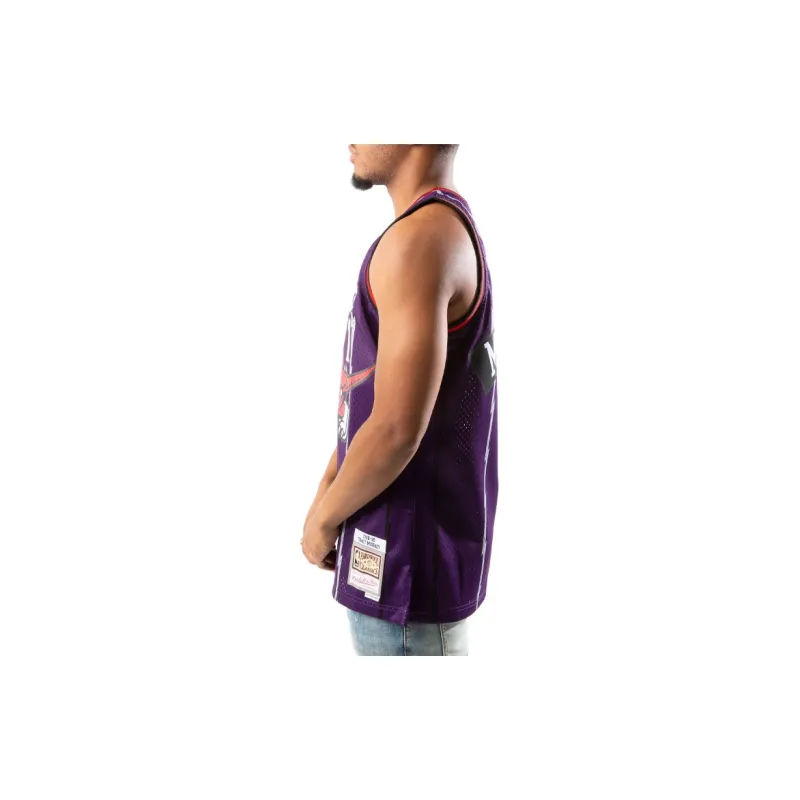 Mitchell & Ness Toronto Raptors Road 1998 99 Tracy Mcgrady Swingman Jersey-4