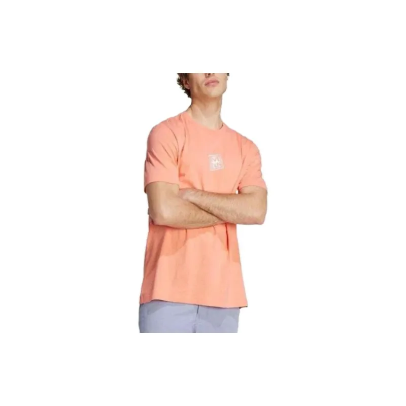 Adidas T-Shirts Men Coral-1