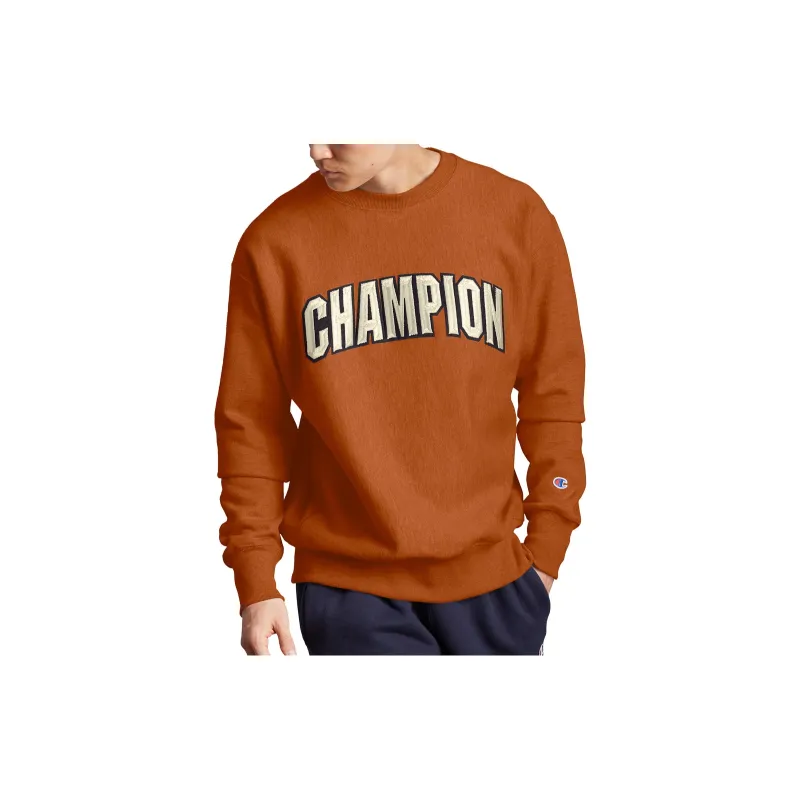 Champion Sweatshirt US Version Unisex Orange-2