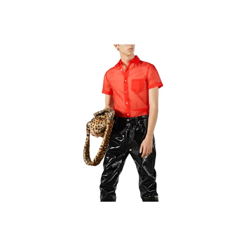GUCCI Shirts Men Orange-2