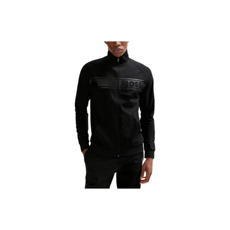 HUGO BOSS Flocked Track Jacket-1