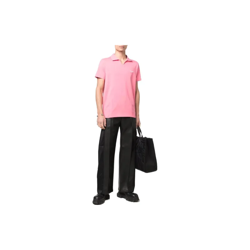 BALMAIN Polo Shirts Men Pink-1