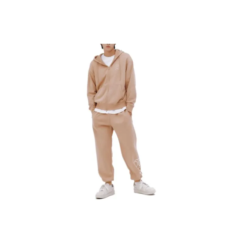 MLB Knitted Sweatpants Unisex Light Umber-5