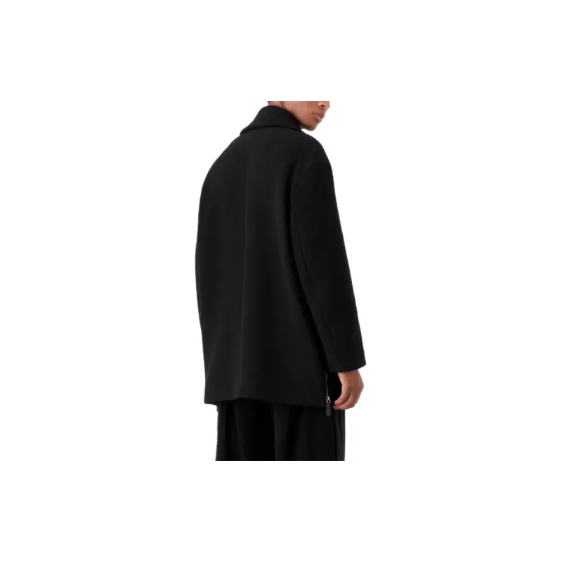 GIORGIO ARMANI Double-Breasted Peacoat-2